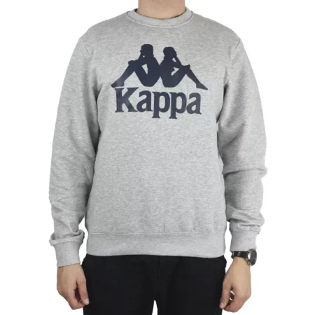 Kappa Sertum RN Sweatshirt 703797-18M, Męskie, Szare, bluzy, bawełna, rozmiar: L