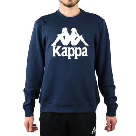 Kappa Sertum RN Sweatshirt 703797-821, Męskie, Granatowe, bluzy, bawełna, rozmiar: L