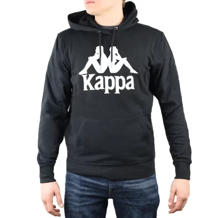 Kappa Taino Hooded 705322-19-4006, Męskie, Czarne, bluzy, bawełna, rozmiar: L