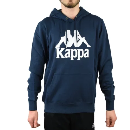 Kappa Taino Hooded 705322-821, Męskie, Granatowe, bluzy, bawełna, rozmiar: L