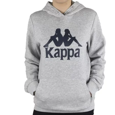 Kappa Taino Kids Hoodie 705322J-18M, Dla chłopca, Szare, bluzy, bawełna, rozmiar: 140