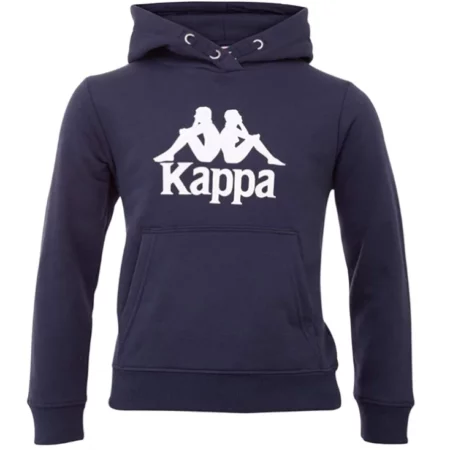 Kappa Taino Kids Hoodie 705322J-821, Dla chłopca, Granatowe, bluzy, bawełna, rozmiar: 128