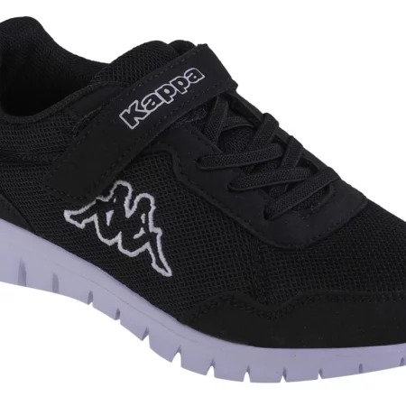 Kappa Valdis K 260982K-1110, Dla dziewczynki, Czarne, buty sneakers, przewiewna siateczka, rozmiar: 32