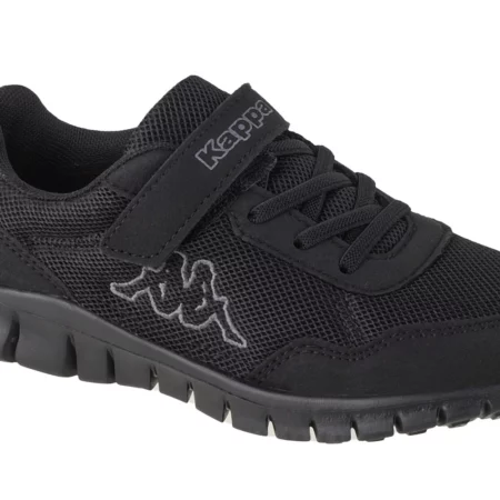 Kappa Valdis OC K 260982OCK-1116, Dla chłopca, Czarne, buty sneakers, przewiewna siateczka, rozmiar: 28