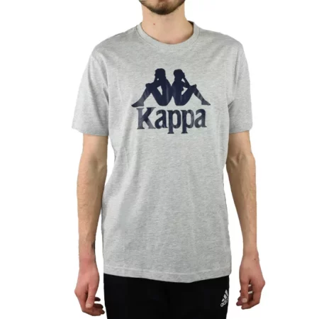 Kappa Caspar T-Shirt 303910-15-4101M, Męskie, Szare, t-shirty, bawełna, rozmiar: L