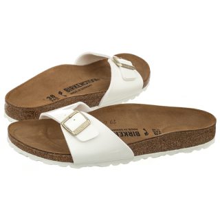 Klapki Madrid BS Patent White 1005310 (BK6-h) Birkenstock