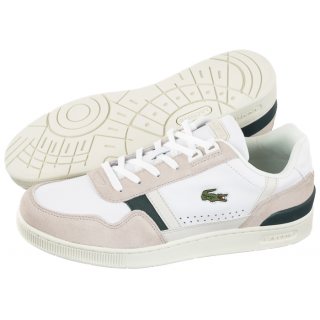 Sneakersy T-Clip 0120 3 SMA OFF WHT/DK GRN 7-40SMA00131Y5 (LC393-a) Lacoste