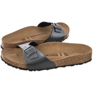 Klapki Madrid BS Metallic Black 1021532 (BK41-n) Birkenstock