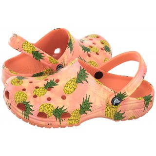 Klapki Classic Retro Resort Clog Papaya/Multi 207849-83F (CR237-a) Crocs