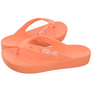 Japonki Classic Platform Flip W Papaya 207714-83E (CR238-b) Crocs