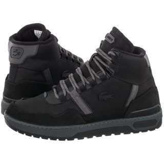 Buty T-Clip Wntr Mid 222 2 Sma Blk/Dk Gry 7-44SMA0065237 (LC417-a) Lacoste