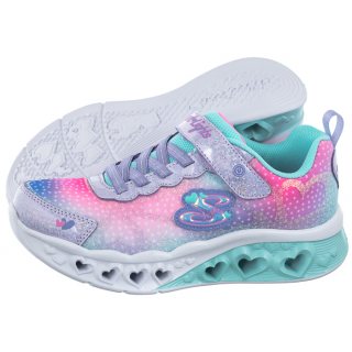 Buty S Light Flutter Heart Lights Simply Love Lavender/Multi 302315L/LVMT (SK155-a) Skechers