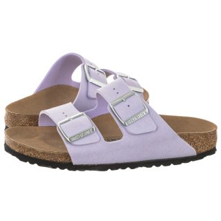 Klapki Arizona BS Soft Birki Vegan Purple Fog 1025502 (BK240-a) Birkenstock