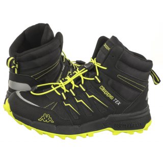 Trapery Boxford Mid Tex T 261065T/1133 Black/Lime (KA245-a) Kappa