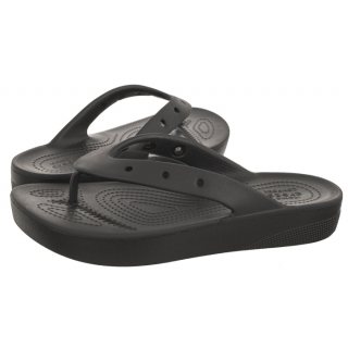 Japonki Classic Platform Flip W Black 207714-001 (CR238-a) Crocs