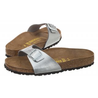 Klapki Madrid Silver 040413 (BK6-e) Birkenstock