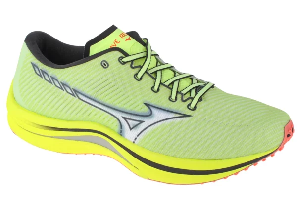 Mizuno Wave Rebellion J1GC211702, Męskie, Zielone, buty do biegania, tkanina, rozmiar: 44