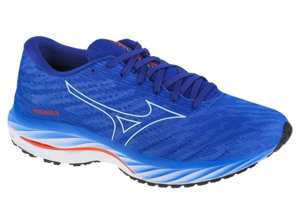 Mizuno Wave Rider 26 J1GC220305, Męskie, Niebieskie, buty do biegania, tkanina, rozmiar: 42,5