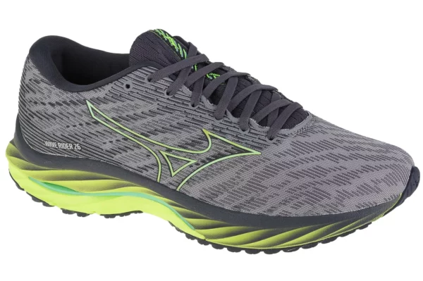 Mizuno Wave Rider 26 J1GC220310, Męskie, Szare, buty do biegania, tkanina, rozmiar: 42,5