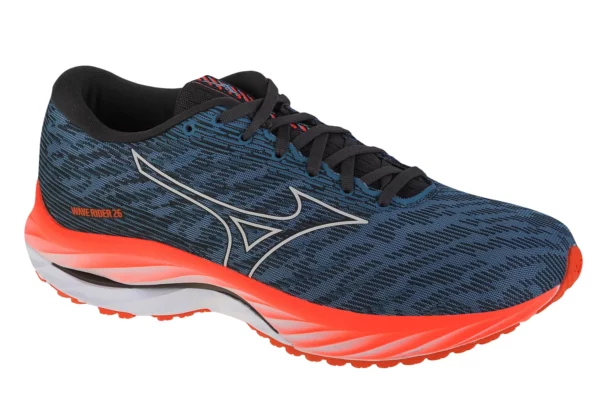 Mizuno Wave Rider 26 J1GC220351, Męskie, Niebieskie, buty do biegania, tkanina, rozmiar: 43