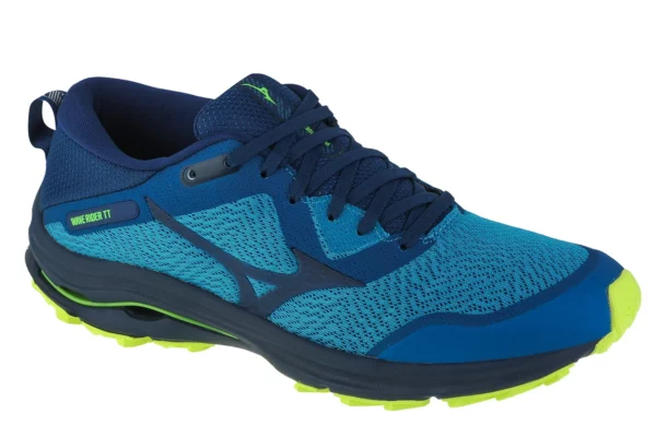 Mizuno Wave Rider TT J1GC213284, Męskie, Niebieskie, buty do biegania, tkanina, rozmiar: 46