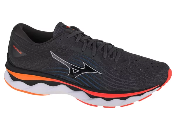 Mizuno Wave Sky 6 J1GC220251, Męskie, Szare, buty do biegania, tkanina, rozmiar: 44,5