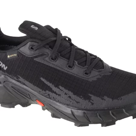 Salomon Alphacross 4 GTX 470640, Męskie, Czarne, buty do biegania, tkanina, rozmiar: 42 2/3