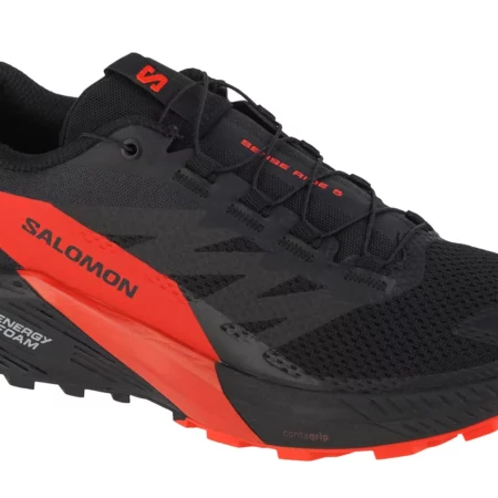 Salomon Sense Ride 5 472143, Męskie, Czarne, buty do biegania, tkanina, rozmiar: 40 2/3