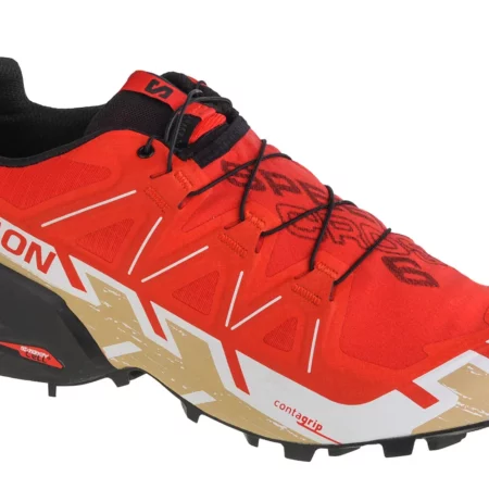 Salomon Speedcross 6 417382, Męskie, Czerwone, buty do biegania, tkanina, rozmiar: 44