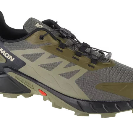 Salomon Supercross 4 472051, Męskie, Zielone, buty do biegania, tkanina, rozmiar: 42