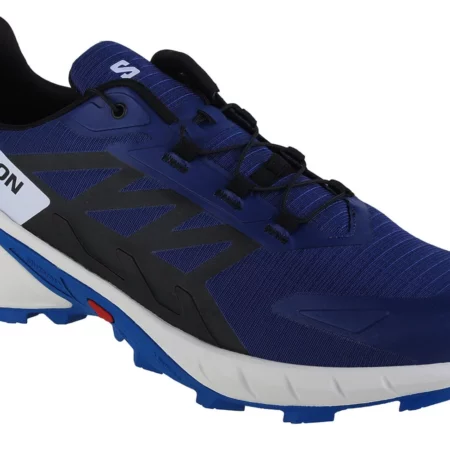 Salomon Supercross 4 473157, Męskie, Niebieskie, buty do biegania, tkanina, rozmiar: 46