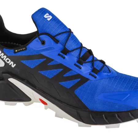 Salomon Supercross 4 GTX 471196, Męskie, Niebieskie, buty do biegania, tkanina, rozmiar: 41 1/3