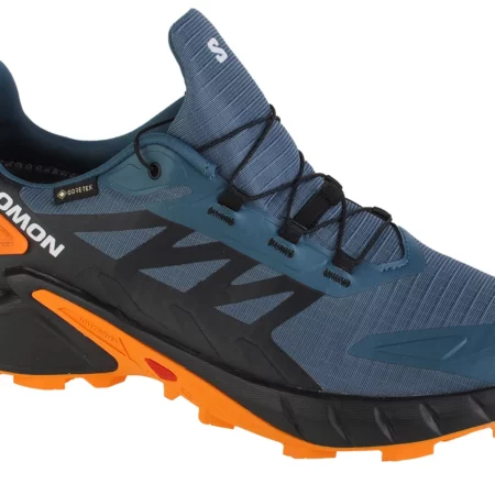 Salomon Supercross 4 GTX 471198, Męskie, Niebieskie, buty do biegania, tkanina, rozmiar: 43 1/3