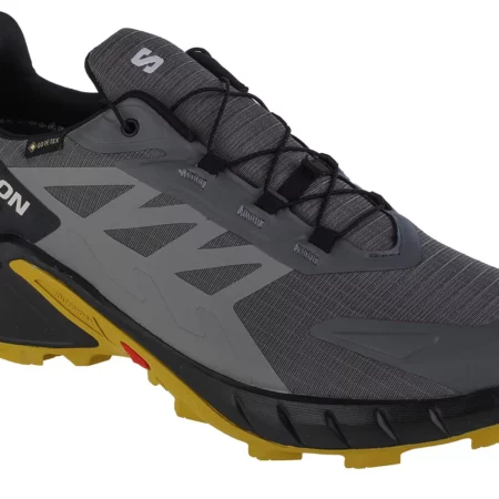 Salomon Supercross 4 GTX 473172, Męskie, Szare, buty do biegania, tkanina, rozmiar: 41 1/3