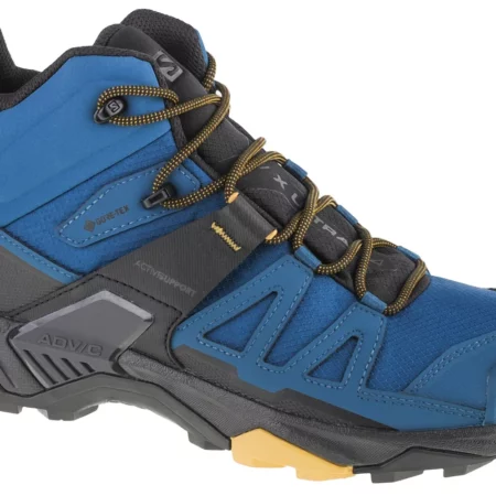 Salomon X Ultra 4 Mid GTX 416245, Męskie, Niebieskie, buty trekkingowe, tkanina, rozmiar: 46