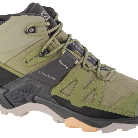 Salomon X Ultra 4 Mid GTX W 416251, Damskie, Zielone, buty trekkingowe, tkanina, rozmiar: 39 1/3