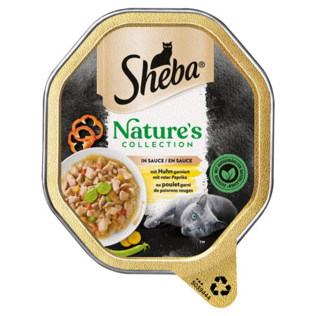 Sheba Nature´s Collection w sosie, 22 x 85 g - Z kurczakiem