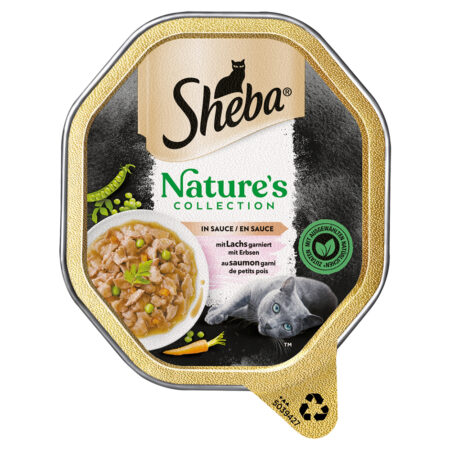 Sheba Nature´s Collection w sosie, 22 x 85 g - Z łososiem