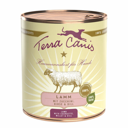 Terra Canis, 12 x 800 g - Jagnięcina z cukinią, prosem i koperkiem