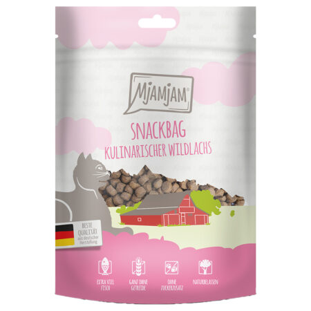 MjAMjAM Snackbag, kulinarny dziki łosoś - 125 g