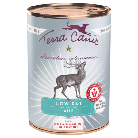 Terra Canis Alimentum Veterinarium Low Fat 6 x 400 g - Dziczyzna