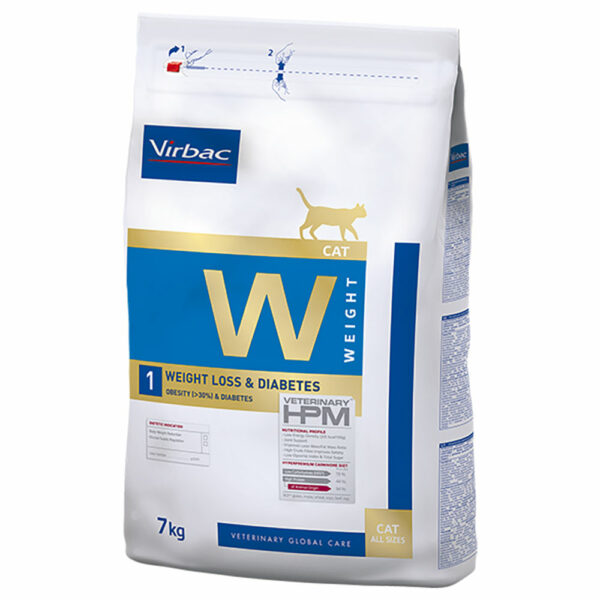 Virbac Veterinary HPM Cat Weight Loss & Diabetes W1 - 7 kg