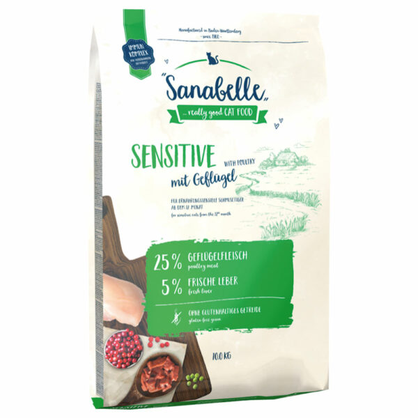 Sanabelle Sensitive, drób - 2 x 10 kg