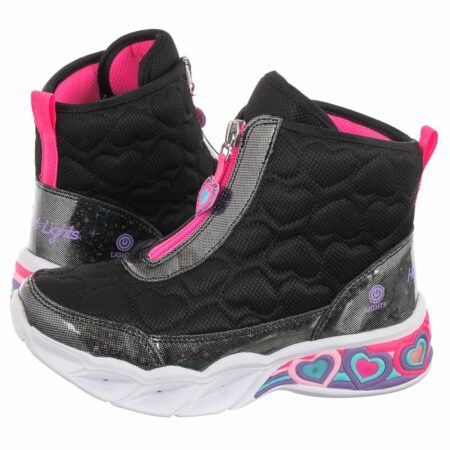 Kozaki S Lights Sweet Heart Lights Black/Multi 302666L/BKMT (SK139-a) Skechers