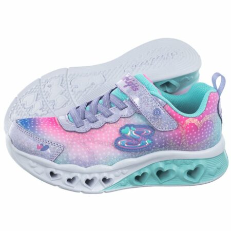 Buty S Light Flutter Heart Lights Simply Love Lavender/Multi 302315L/LVMT (SK155-a) Skechers